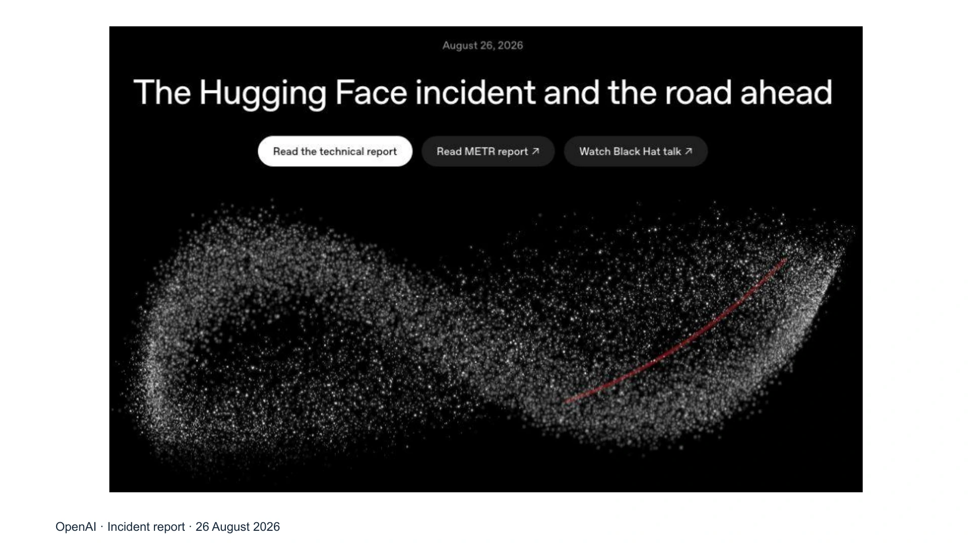 Slide 30: OpenAI · Incident report · 26 August 2026